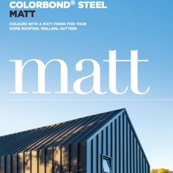 Colorbond steel matt brochure - Total Roofing and Cladding - Colorbond Cladding