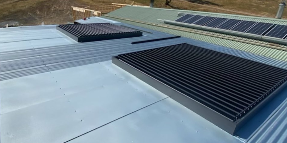 Installing standing seam roofing - TRC
